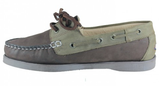 Genuine Full Grain Leather Moccasin Docksider boat shoe 