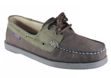 Genuine Full Grain Leather Moccasin Docksider boat shoe 