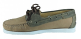 Genuine Full Grain Leather Moccasin Docksider boat shoe 