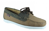 Genuine Full Grain Leather Moccasin Docksider boat shoe 