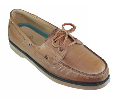 Genuine Full Grain Leather Moccasin Docksider boat shoe 